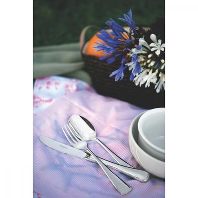 Faqueiro Tramontina Mônaco em Aço Inox com Facas de Mesa Acabamento Alto Brilho com Detalhes no Cabo 101 Peças