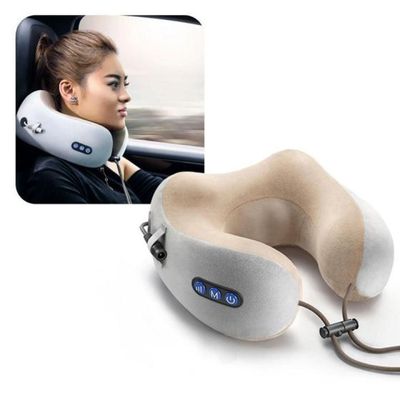 Almofada Massageador Pescoço Massagem Bateria Usb