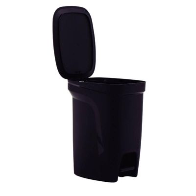 Lixeira Preta Tramontina Compact Plástica com Pedal 10L Casa Banheiro Escritório