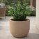 Vaso Decorativo Plástico 38cm para Flores Plantas Tramontina Laos Granito Areia