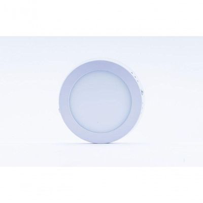 Plafon Led Sobrepor 6w Redondo 6500k Branco Frio Bivolt - Kit Com 9 Un.