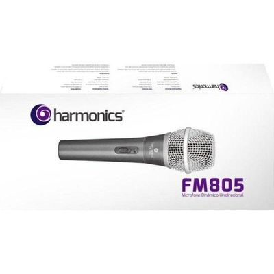 Microfone Harmonics Fm-805 Dinâmico