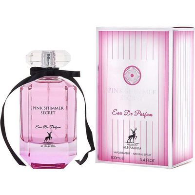 Perfume Feminino Maison Alhambra Pink Shimmer Secret Eau de Parfum Spray 100ml