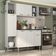 Armário De Cozinha Compacta Smart Multimóveis Mp2219 Branco