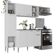 Armário De Cozinha Compacta Smart Multimóveis Mp2219 Branco