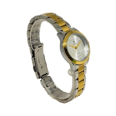 Relógio Tuguir Feminino Ref: Tg30389 Bicolor Estojo Porta Jóias