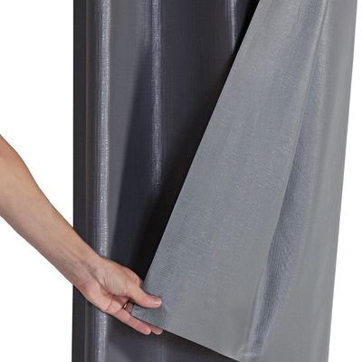 Cortina Blackout PVC Cinza 2,80m x 1,80m 100% Policloreto de Vinila - Prata