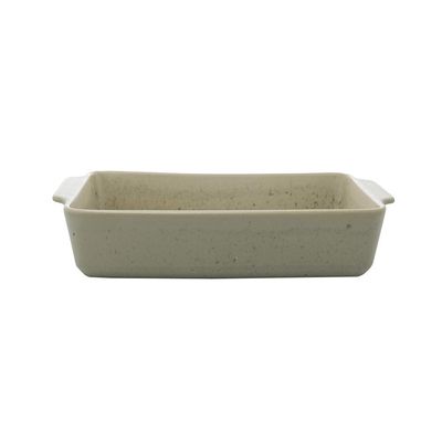 Refratário em cerâmica Wolff Mist 35x22x7cm verde matte