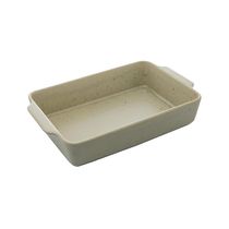 Refratário em cerâmica Wolff Mist 35x22x7cm verde matte