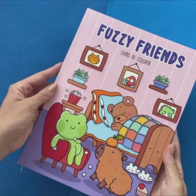 FUZZY FRIENDS - LIVRO DE COLORIR - 2025 - CIRANDA CULTURAL