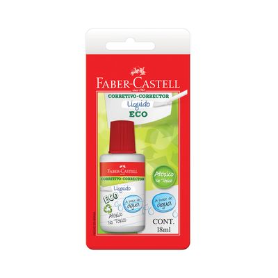 Corretivo Líquido Faber-Castell Ecológico Branco 18ml