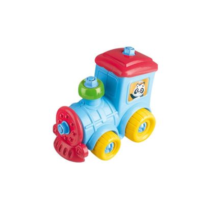 Kit com Caminhão e Trem Brinquedo Infantil Multicolorido