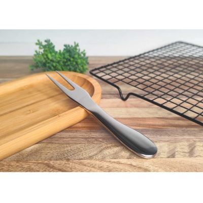 Garfo para Queijo Petiscos Mesa Frios Aço Inox Prata