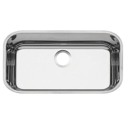 Cuba de embutir Tramontina Lavinia 56 BL em aço inox alto brilho 56x34 cm