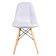 Cadeira Decorativa Eiffel Charles Eames DSW Botonê E01 Branco - Lyam Decor
