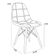 Cadeira Decorativa Eiffel Charles Eames DSW Botonê E01 Branco - Lyam Decor