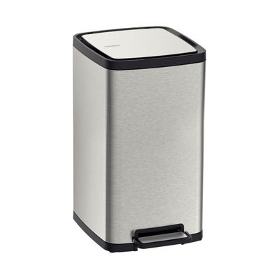 LIXEIRA TRAMONTINA OCTO AÇO INOX COM BALDE REMOVÍVEL E PEDAL 15L 94544/415