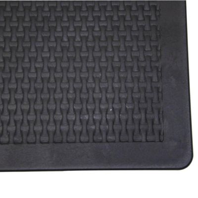 Mesa Tramontina Quadrada Plástico Preto Pernas Alumínio 70cm Modelo Summa Laura Rattan
