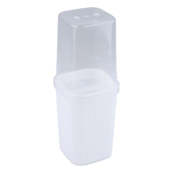 Porta Escova Plasútil Classic com Frisos Branco