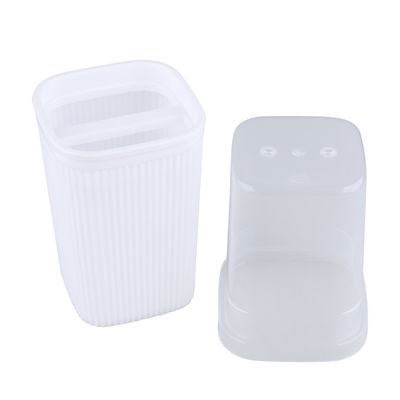 Porta Escova Plasútil Classic com Frisos Branco