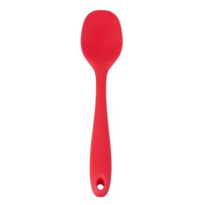 Espátula Colher de Cozinha Cazza Easy em Silicone Vermelha