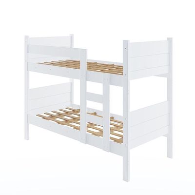 Beliche 100% Mdf Fortaleza - Duas Camas Solteiro Compacta E Moderna Branco