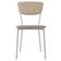 Cadeira Estofada Para Sala De Jantar Village Branco C01 Linho Areia - Lyam Decor