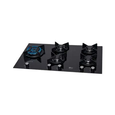 Fogão Cooktop Fischer 5 Queimadores TC Infinity Duo Mesa Vidro Preto Bivolt