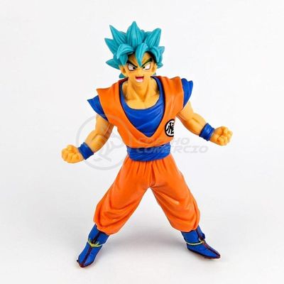 Boneco Goku Super Sayajin Blue Dragonball Z Super - 18Cm