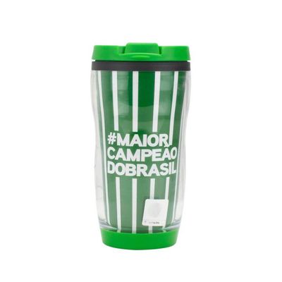 Copo Térmico Com Tampa Palmeiras 350ml
