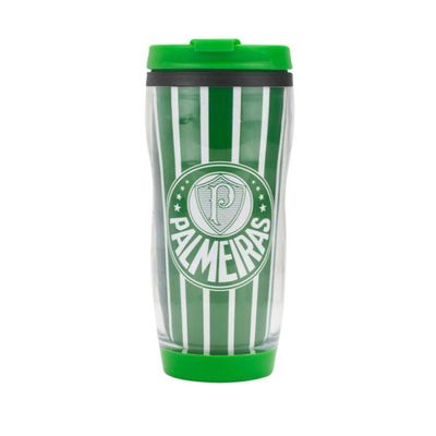 Copo Térmico Com Tampa Palmeiras 350ml