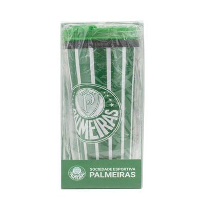 Copo Térmico Com Tampa Palmeiras 350ml