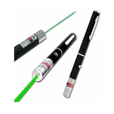 Caneta LASER Verde Pointer com 5 Ponteiras de Efeitos 5000mW