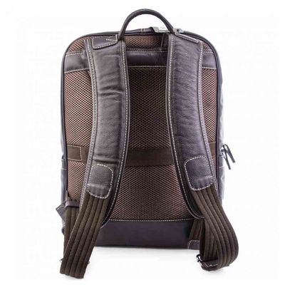 MOCHILA DE COURO NOTEBOOK MASCULINA PELLIBRASIL 2130 Marrom-escuro