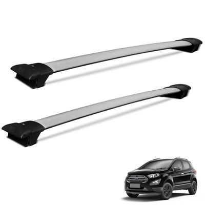 Rack Travessa de Teto Ecosport 2013 a 2021 Alumínio Prata