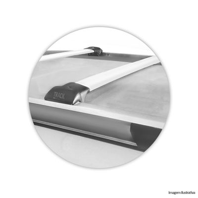 Rack Travessa de Teto Ecosport 2013 a 2021 Alumínio Prata