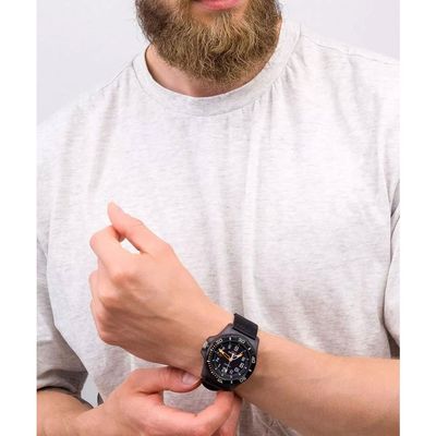 Relógio Timex Masculino Ref: Tw2v40500m Expedition Solar Black