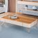 Mesa de Centro Decorativa Sala de Estar Harmony B01 Off White Cinamomo - Lyam Decor