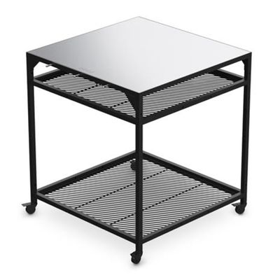 MESA OONI DE PIZZA MODULAR EM AÇO CARBONO E INOXIDÁVEL 2 PRATELEIRAS AJUSTAVEIS UU-P2F100