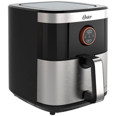 Fritadeira Sem Óleo 4,8 Litros com 8 Funções Pré-programadas 1 Cesto Removível Oster Preto / 110V