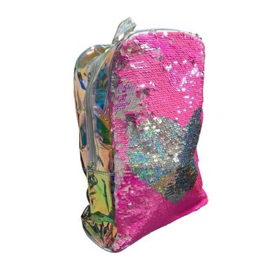 Mochila Infantil De Plástico Lantejoulas Holográficas