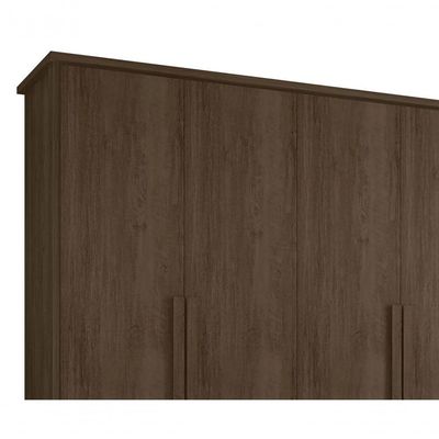 Guarda-roupa Casal 6 Portas 4 Gavetas Freijó Canadá - Rv Móveis