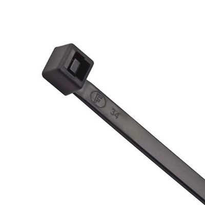 Abraçadeira Cinta 4,8 X 200mm Preta Uv - Kit Com 100 Unidades - Resistente Ao Sol E Intempéries
