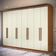 Guarda Roupa Casal 8 Portas 4 Gavetas Master New Jatobá Areia Acetinado - Santos Andirá