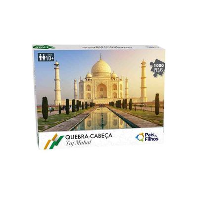 Quebra-Cabeça - 1000 peças - Taj Mahal - Pais e Filhos