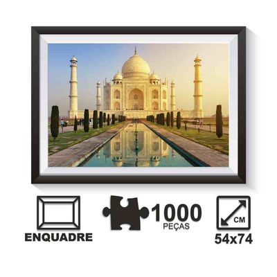 Quebra-Cabeça - 1000 peças - Taj Mahal - Pais e Filhos