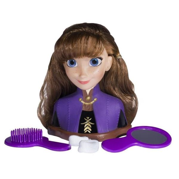Boneca Busto Frozen Anna Babybrink Styling Head