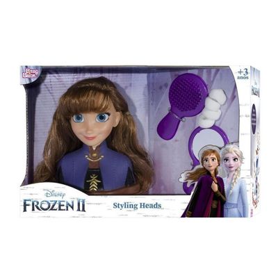 Boneca Busto Frozen Anna Babybrink Styling Head