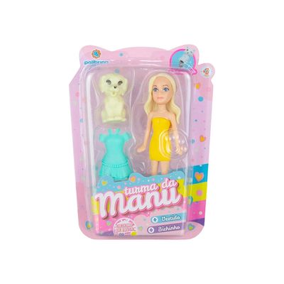 Boneca Turma da Manu Polibrinq - Item Sortido