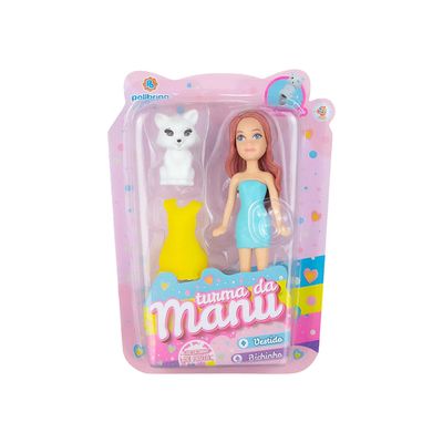 Boneca Turma da Manu Polibrinq - Item Sortido